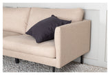 Zoom 2-pers. sofa, Beige Stof - Unoliving.com