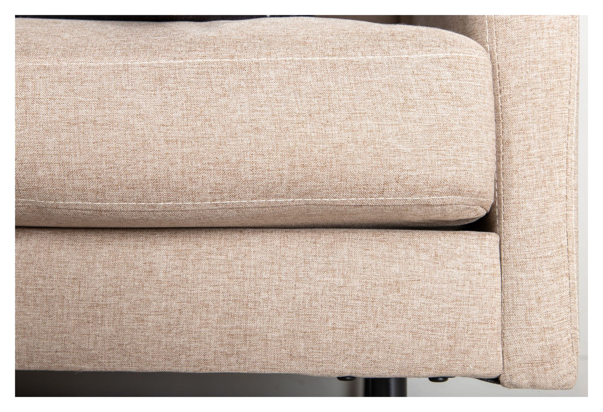 Zoom 2-pers. sofa, Beige Stof - Unoliving.com