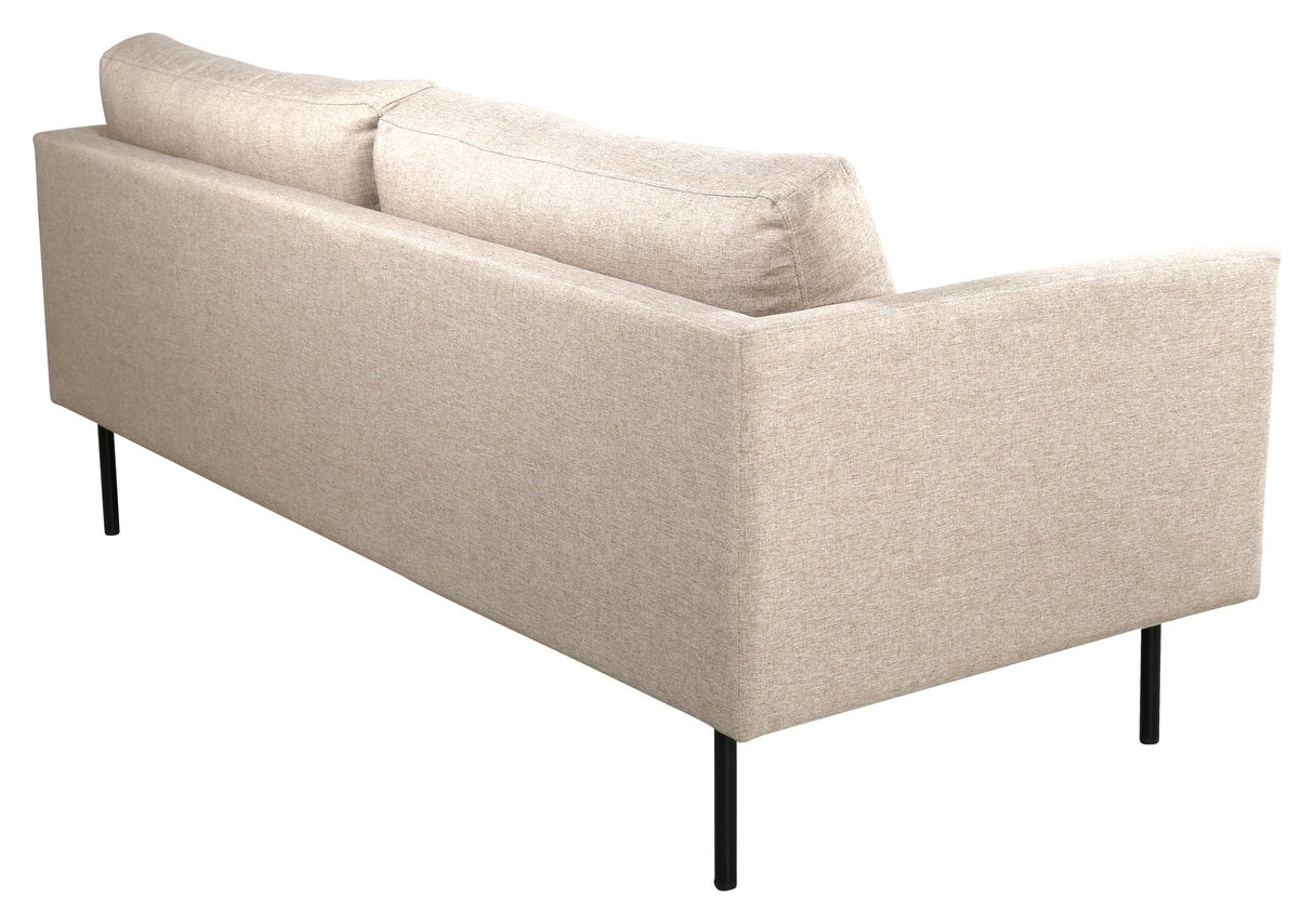 Zoom 2-pers. sofa, Beige Stof - Unoliving.com