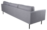 Zoom 3-pers. Sofa, Grå Stof - Unoliving.com