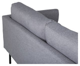 Zoom 3-pers. Sofa, Grå Stof - Unoliving.com