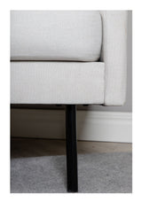 Zoom Loungestol, Polyester, Light Beige - Unoliving.com