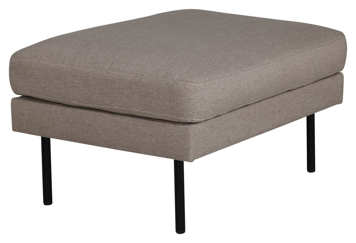 Zoom Ottoman, Brun stof - Unoliving.com