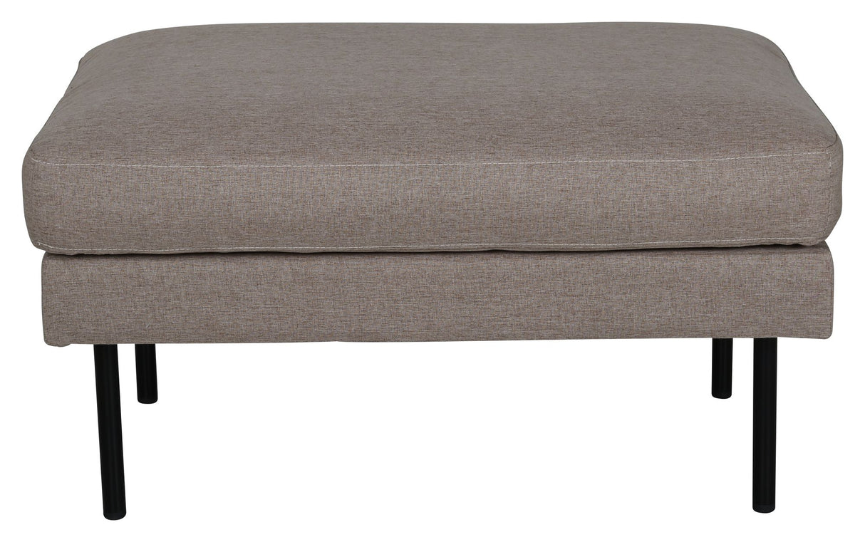 Zoom Ottoman, Brun stof - Unoliving.com