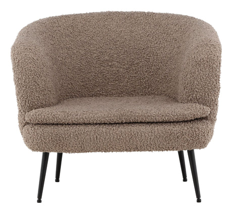 Nordkoster Loungestol, Teddy, Beige - Unoliving.com