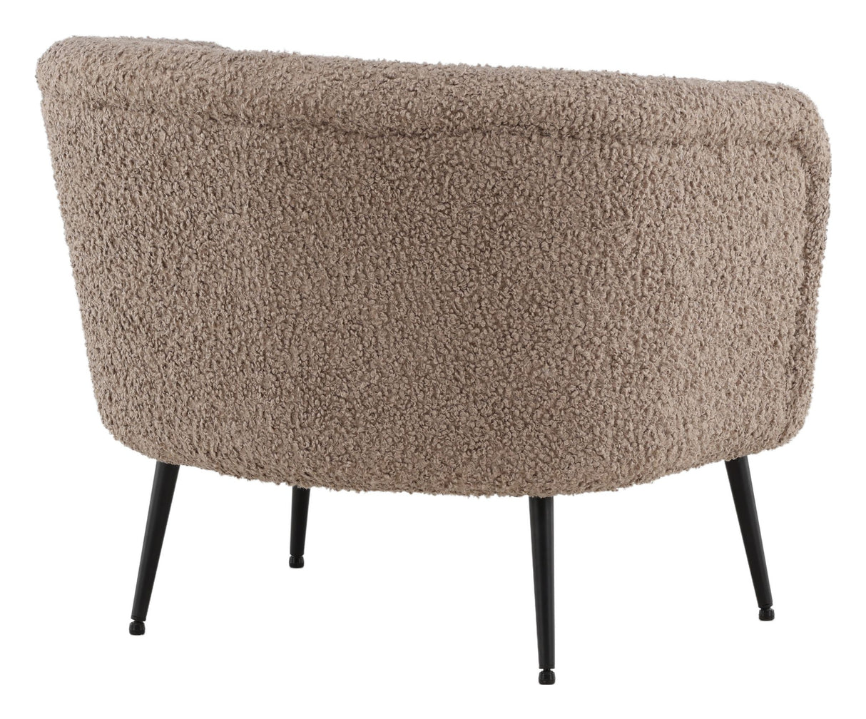 Nordkoster Loungestol, Teddy, Beige - Unoliving.com