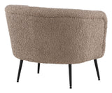 Nordkoster Loungestol, Teddy, Beige - Unoliving.com