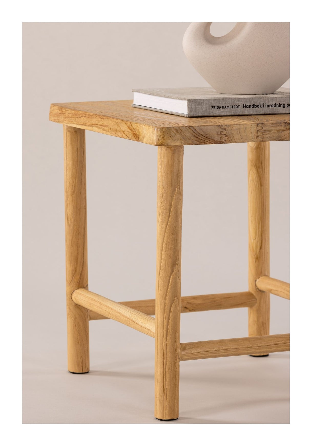 Noster Skammel, Teak, Natur - Unoliving.com