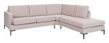 Volara 2,5-pers. Sofa, højre - Beige - Unoliving.com