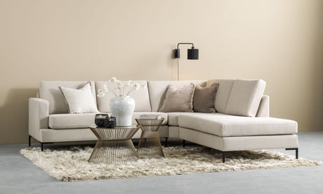 Volara 2,5-pers. Sofa, højre - Beige