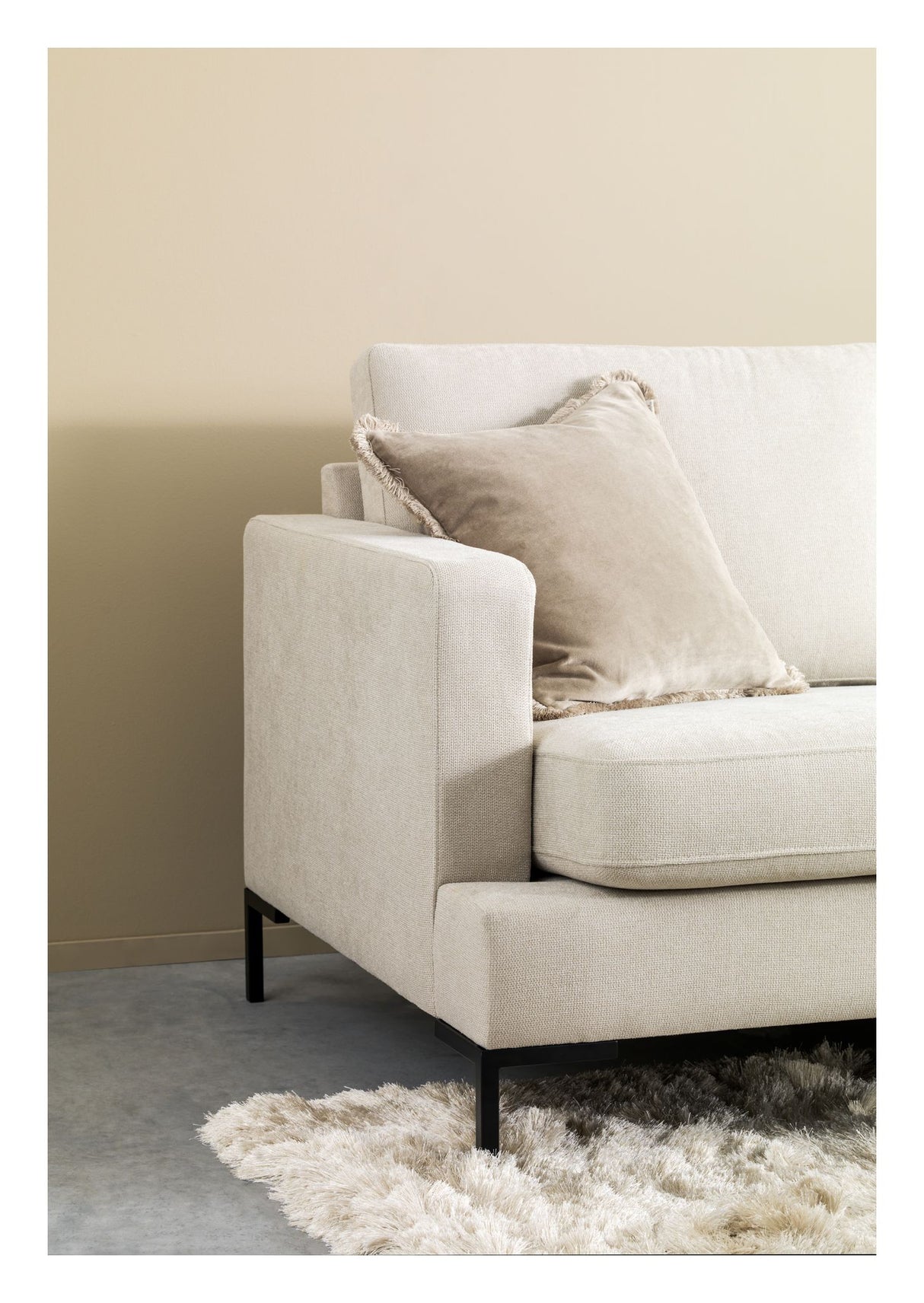 Volara 2,5-pers. Sofa, højre - Beige - Unoliving.com