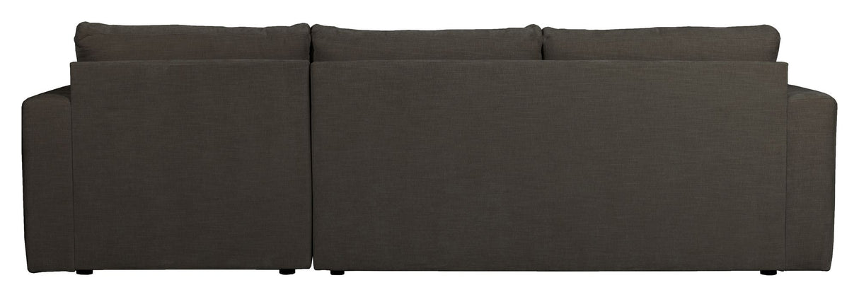 Bar Sofa m. højrevendt chaiselong, Antracit