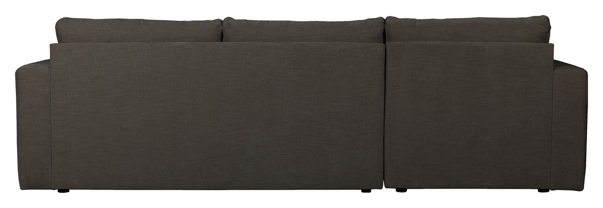 Bar Sofa m. venstrevendt chaiselong, Antracit