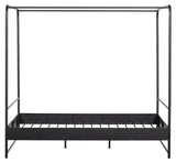 Bunk Kids Sengeramme - Sort Metal, 160x200 - Unoliving.com