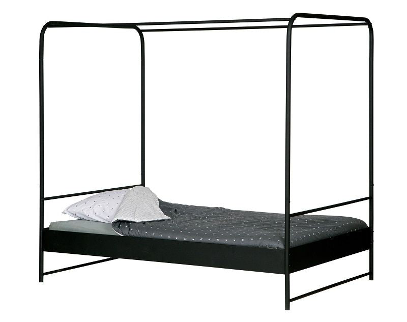 Bunk Sengeramme 200x120 - Sort metal - Unoliving.com