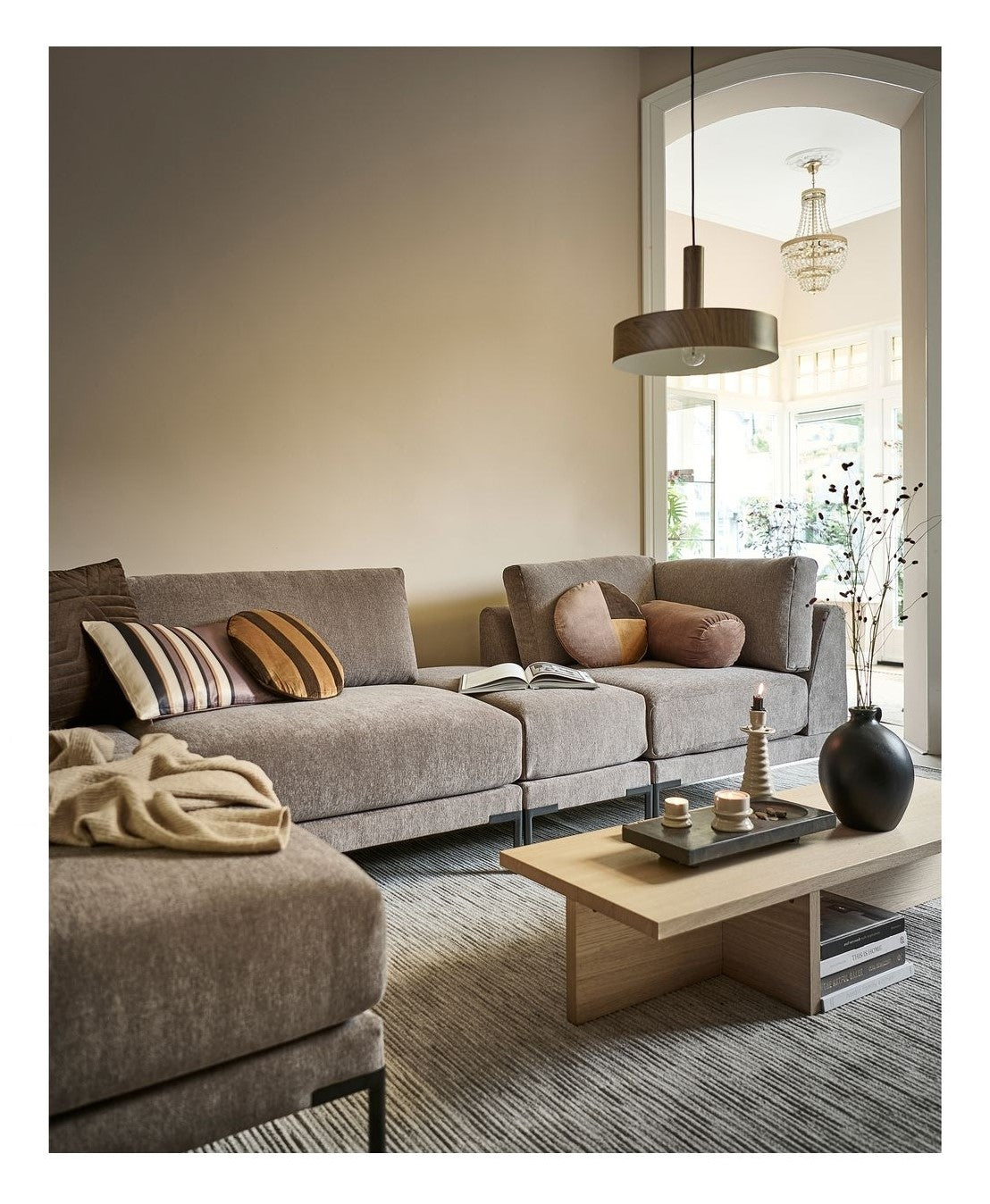 Couple Lounge element, venstre - Taupe