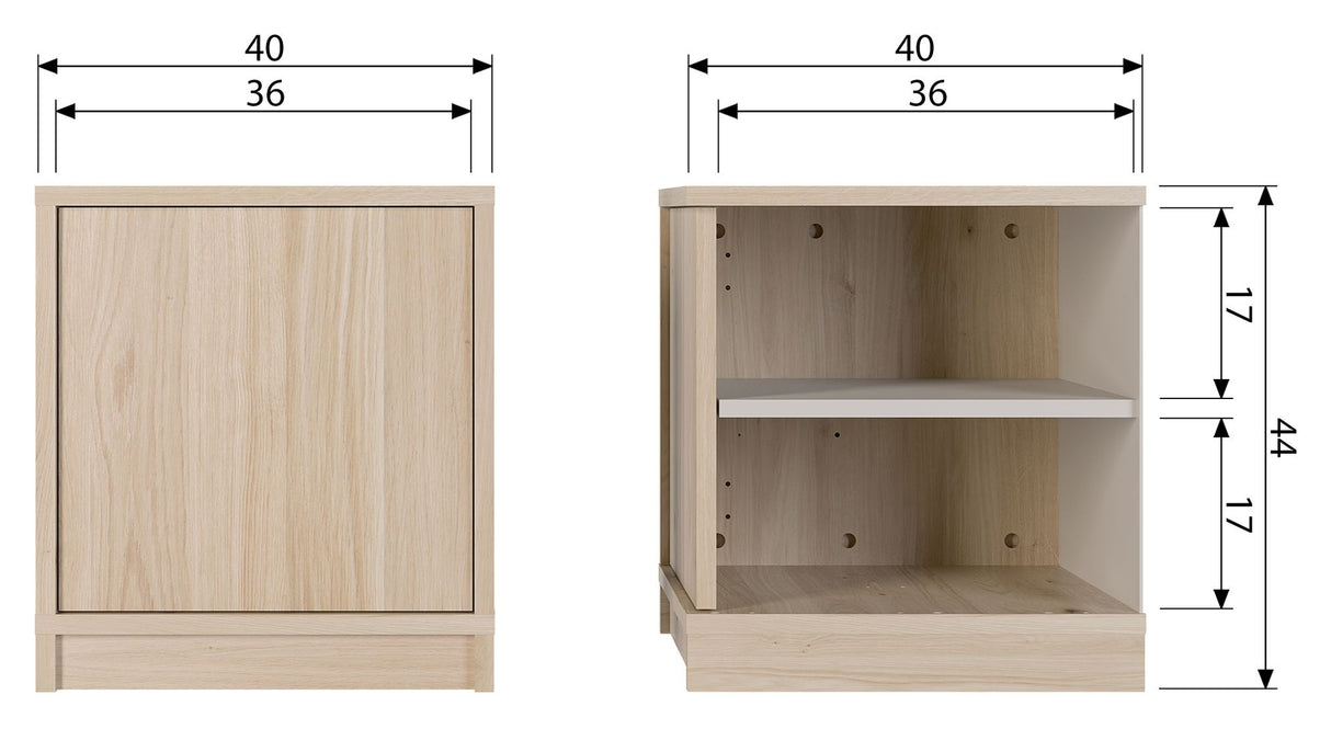 Modulair Underskab 40x40 - Eg