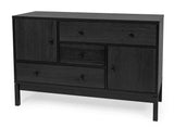 Woodman AbbeyWood Skænk - Sort/Charcoal - Unoliving.com