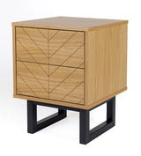 Woodman Camden Sengebord - Herringbone - Unoliving.com