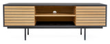 Woodman Stripe Tvbord - Eg/Sort - Unoliving.com