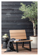 Woood Banco Loungestol Outdoor Træ/Metal - Unoliving.com