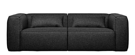 Woood Bean 3,5-pers. Sofa m. hynder, Mørk Grå - Unoliving.com