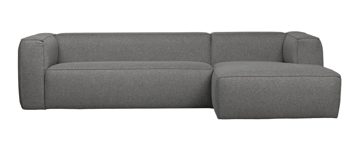 Woood Bean Sofa m. højrevendt chaiselong, Grå - Unoliving.com