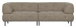 Lloyd 4-pers. Sofa, Brun Melange - Unoliving.com