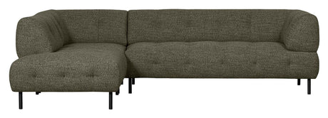 Lloyd Sofa m. chaiselong, Venstrevendt, Grøn Melange