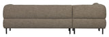 Lloyd Sofa m. chaiselong, Venstre, Mørkebrunt Melange - Unoliving.com