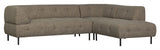 Lloyd Sofa m. chaiselong, Højre, Mørkebrunt Melange - Unoliving.com