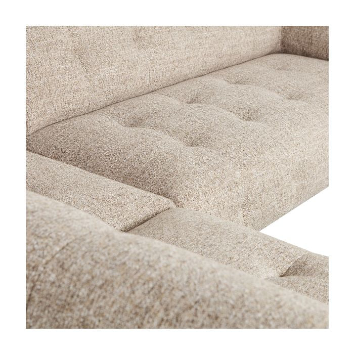 Lloyd Sofa m. chaiselong, Venstrevendt, Natural Melange - Unoliving.com