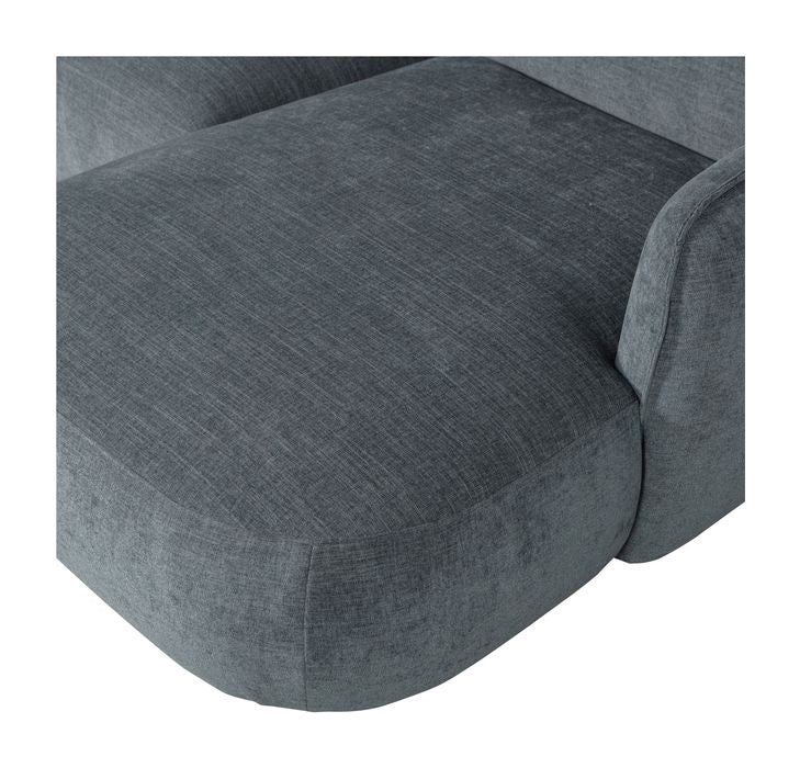 Polly Sofa m. chaiselong, Højre, Blå/Grøn - Unoliving.com