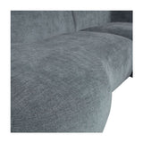 Polly Sofa m. chaiselong, Højre, Blå/Grøn - Unoliving.com