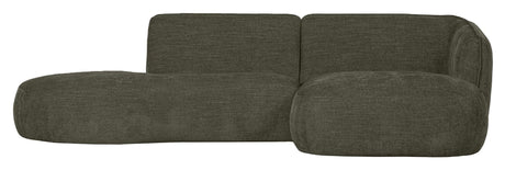 Polly Sofa m. chaiselong, Højre, Grøn