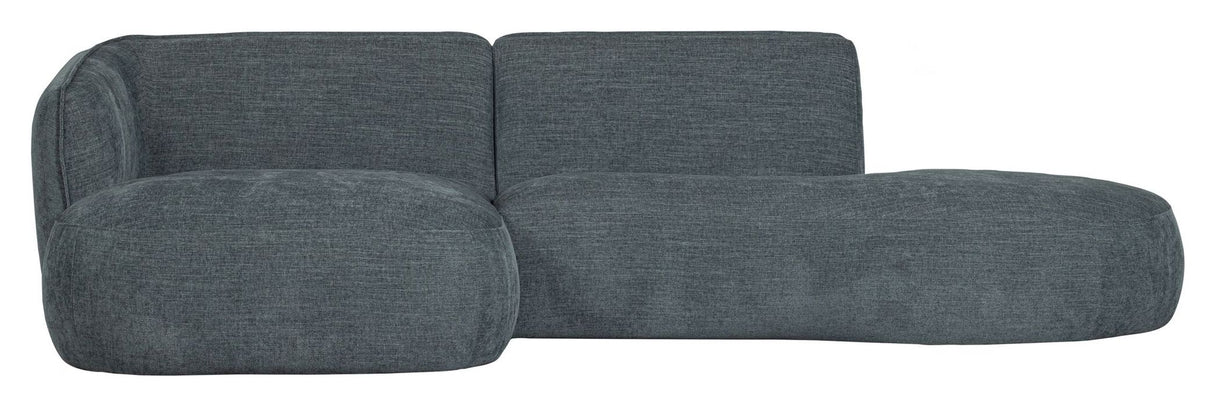 Polly Sofa m. chaiselong, Venstre, Blå/Grøn - Unoliving.com