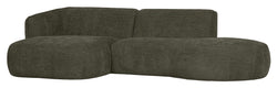 Polly Sofa m. chaiselong, Venstre, Grøn - Unoliving.com