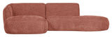 Polly Sofa m. chaiselong, Venstre, Pink - Unoliving.com