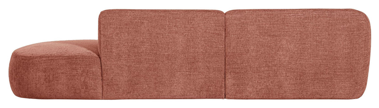 Polly Sofa m. chaiselong, Venstre, Pink - Unoliving.com