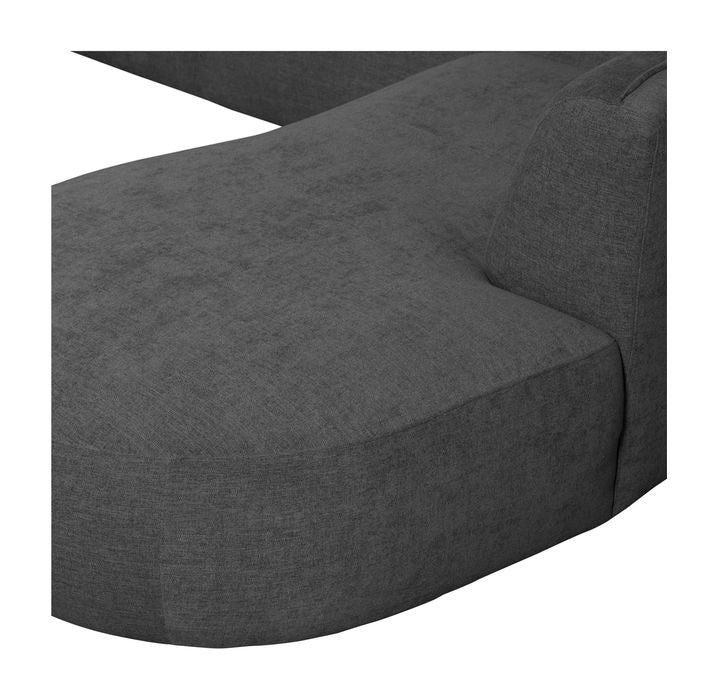 Polly U-sofa, Grey - Unoliving.com