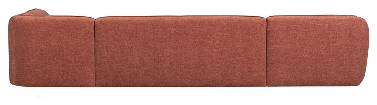 Polly U-sofa, Højrevendt, Pink