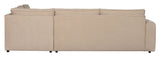 Freek Hjørnesofa Højre, Beige - Unoliving.com