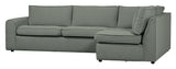 Freek Hjørnesofa, Højre, Light Denim Blue - Unoliving.com