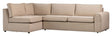 Freek Hjørnesofa Venstre, Beige - Unoliving.com