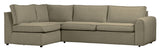 Freek Hjørnesofa, Venstre, Light Green - Unoliving.com