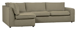 Freek Hjørnesofa, Venstre, Light Green - Unoliving.com