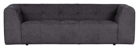 Woood Grid 3-pers. Sofa, Mørkegrå Chenille - Unoliving.com