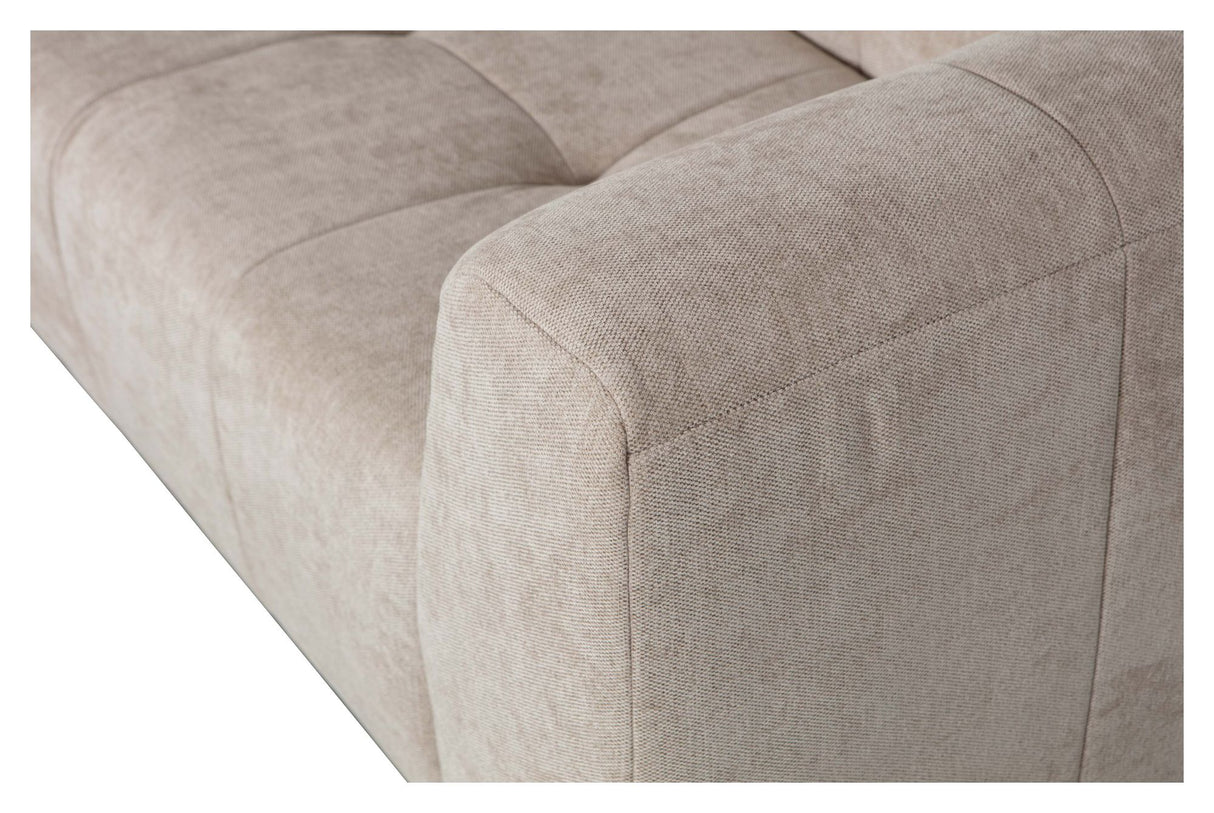 Woood Grid 3-pers. Sofa, Sand Chenille - Unoliving.com