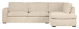 Woood Hajo Sofa m. højrevendt chaiselong, Offwhite melange - Unoliving.com