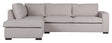 Woood Hajo Sofa m. venstrevendt chaiselong, Natur Bouclé - Unoliving.com